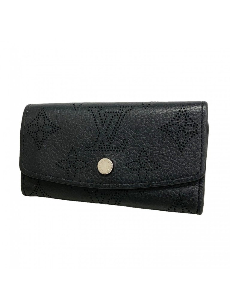 Louis Vuitton Key Case Mahina Multicles 4 Noir Key Holder